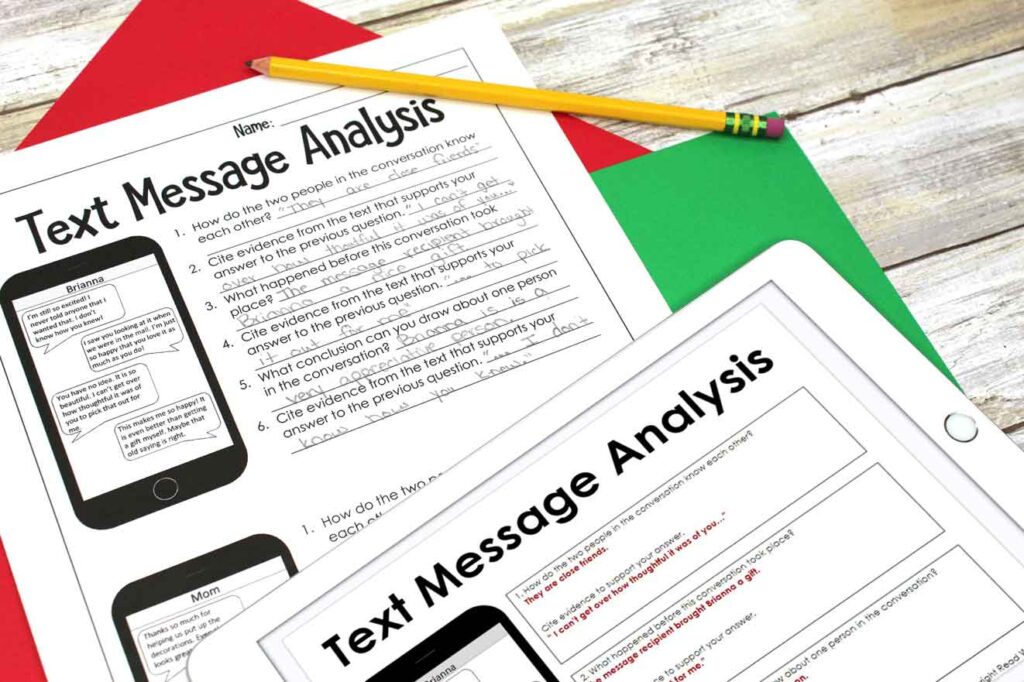 Christmas text message analysis