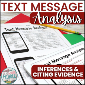Christmas Inferencing and Citing Evidence Text Message Analysis