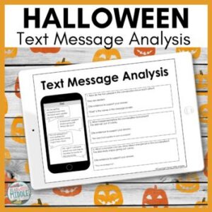 Halloween Text Message Analysis Inferencing and Citing Evidence