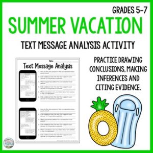 End of the Year Text Message Analysis Making Inferences