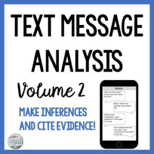 Text Message Analysis Inferences and Evidence Volume Two Printable & Digital